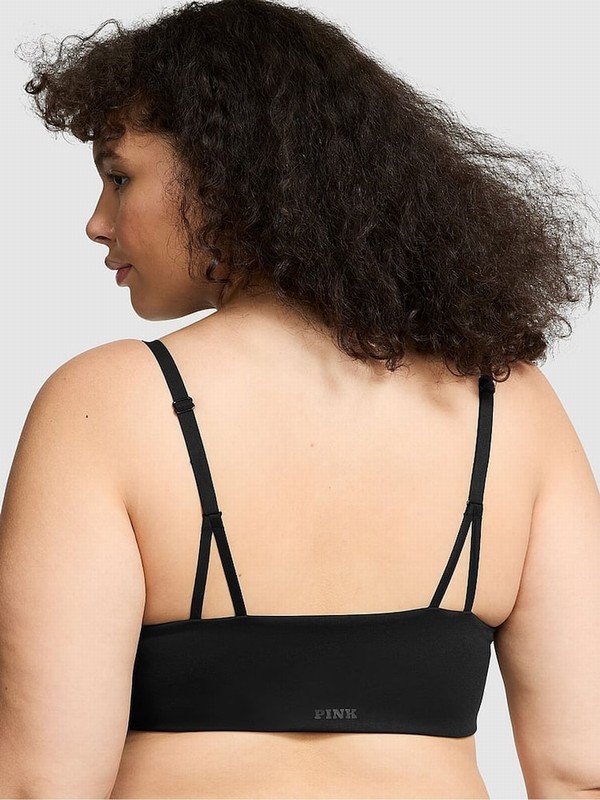 Black Victoria Secret Relay Sports Bra | OYLTZ3756