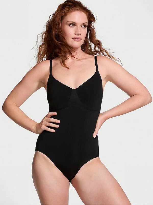 Black Victoria Secret Seamless Shaping™ Bodysuit Lingerie | XFDCI0563