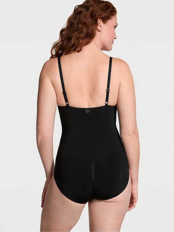 Black Victoria Secret Seamless Shaping™ Bodysuit Lingerie | XFDCI0563