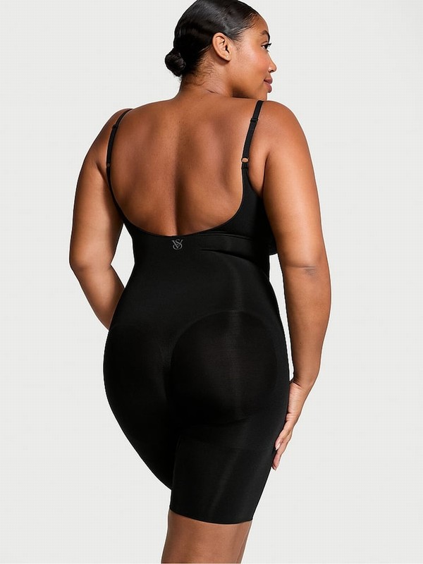 Black Victoria Secret Seamless Shaping™ Mid Thigh Bodysuit Underwear | IAHSQ8041