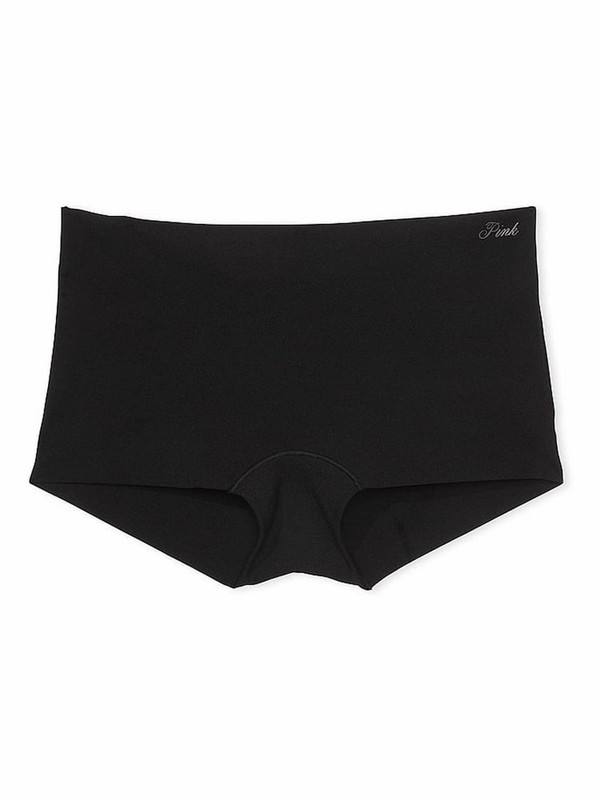 Black Victoria Secret Short No Show Underwear | XKJND6285