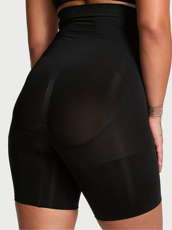 Black Victoria Secret Short Seamless Shaping™ High Waist Underwear | USHXN7365