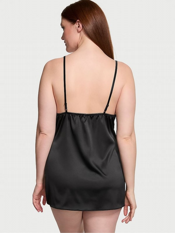 Black Victoria Secret Slip Nightwear | PGONE2163