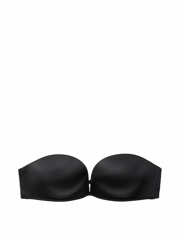 Black Victoria Secret Smooth Add 2 Cups Push Up Multiway Bras | GIUCV9140