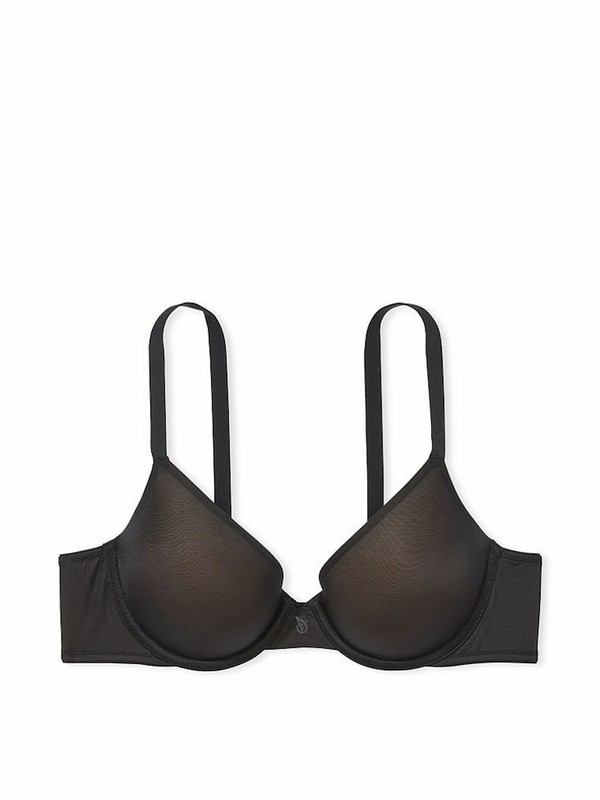 Black Victoria Secret Smooth Push Up Bras | CPZYO6890