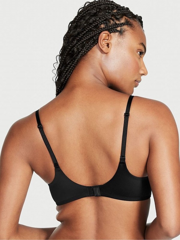 Black Victoria Secret So Obsessed Non WiPush Up Bras | YVUEF3059