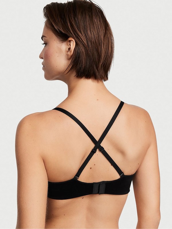 Black Victoria Secret Strapless Bras | QKMHO2497