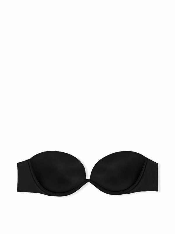 Black Victoria Secret Strapless Smooth Every Way Strapless Multiway Bras | UCHXR2057