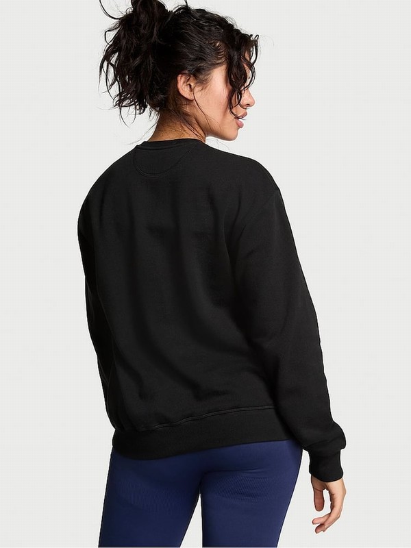 Black Victoria Secret Sweatshirt Sweatshirts | XUHAT2534