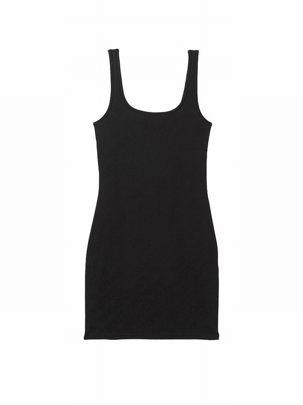 Black Victoria Secret Tank Slip Nightwear | SFUGJ8601