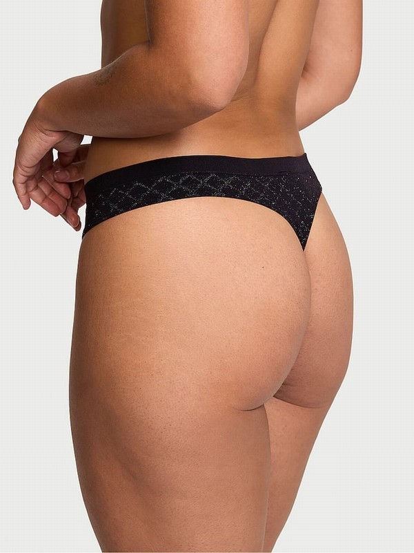 Black Victoria Secret Thong Underwear | PMOIE5309