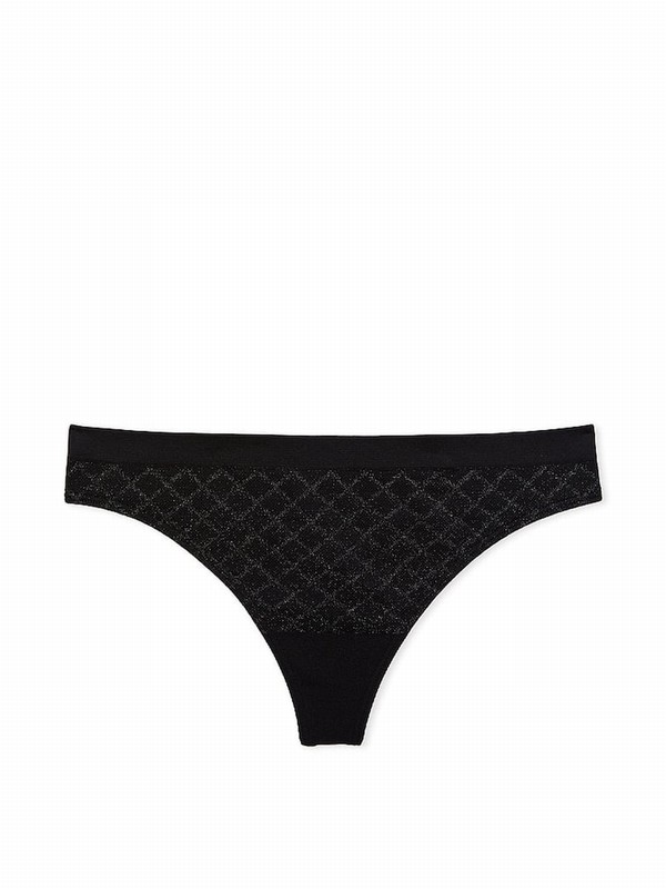 Black Victoria Secret Thong Underwear | PMOIE5309