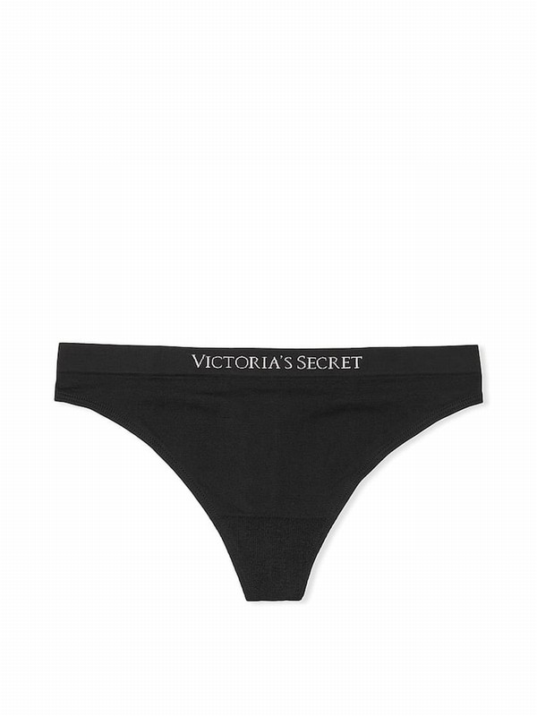 Black Victoria Secret Thong Underwear | TLWMJ6042