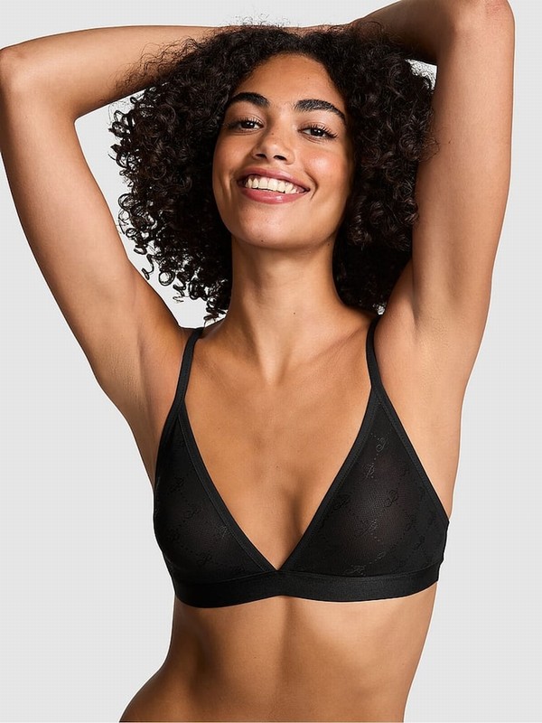 Black Victoria Secret Trianglelette Bras | VSZCE4287