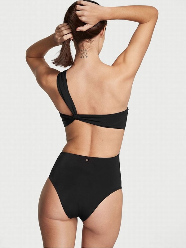 Black Victoria Secret Twistsuit Swimsuits | ORQCV7896