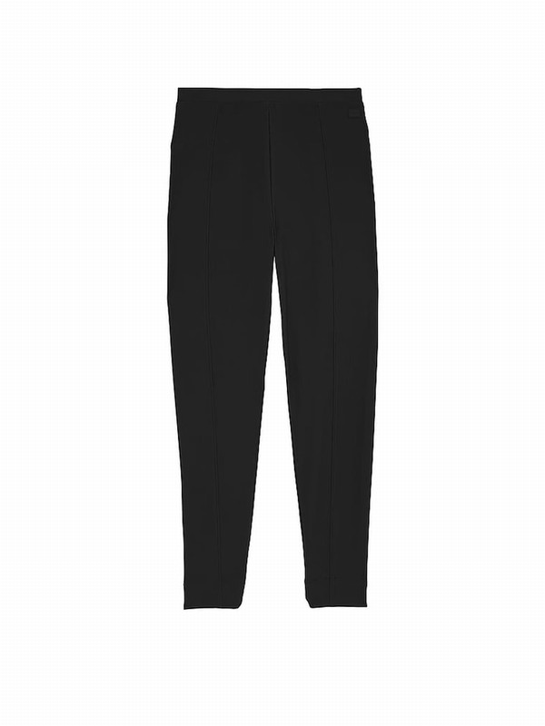Black Victoria Secret VSX Rib Leggings | FGAVH1057