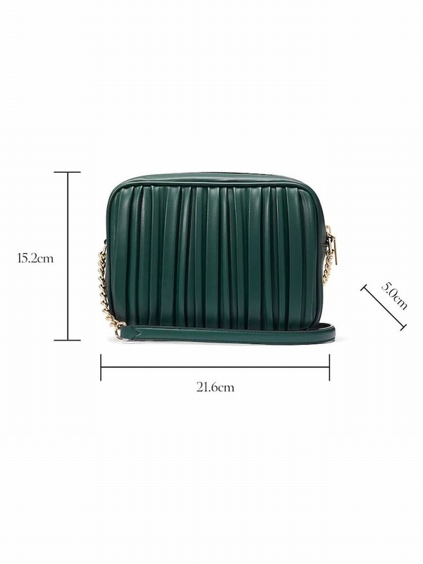 Black / Dark Green Victoria Secret Ivy Crossbody Bags | KNJCZ9824