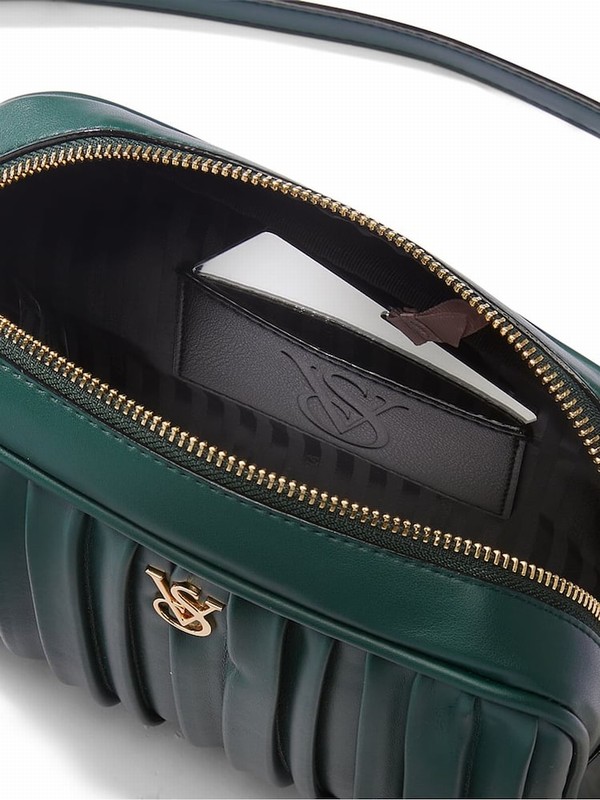 Black / Dark Green Victoria Secret Ivy Crossbody Bags | KNJCZ9824