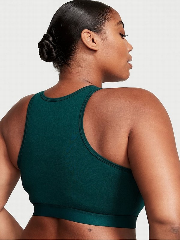 Black / Dark Green Victoria Secret Ivylette Low Impact Bras | BVQOA2756