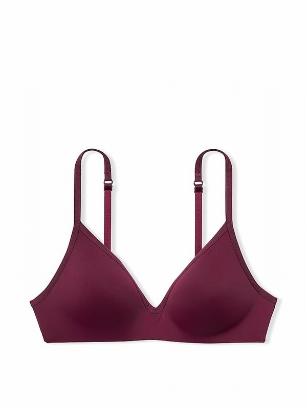 Black / Red Victoria Secret Kir With Mini Logo Non WiLightly Lined Bras | CDFSV3076