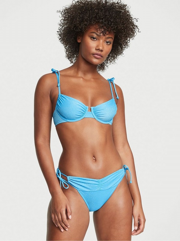 Blue Victoria Secret Capri Bikini Top | VMOJH7894