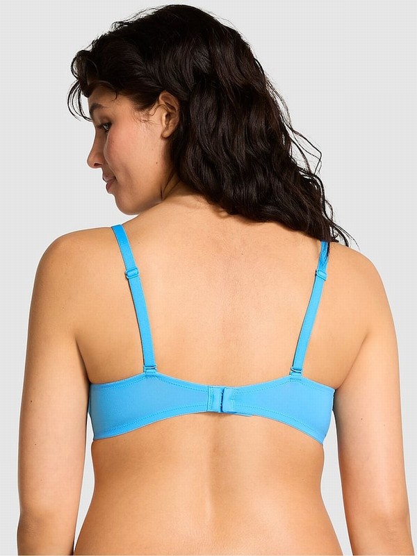 Blue Victoria Secret Castaway Push Up Bras | RGIUA1789