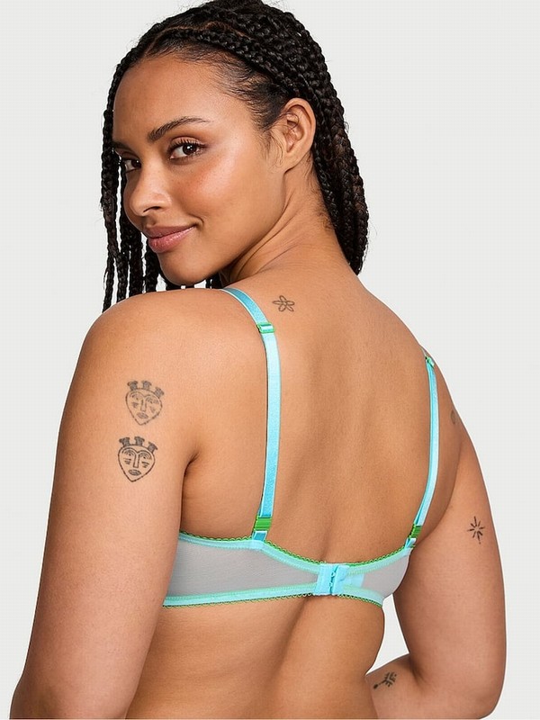 Blue Victoria Secret Cool Down Unlined Demi Bras | WIXEH0872