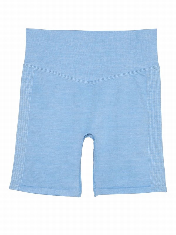 Blue Victoria Secret Denim Seamless 6\'\'Cycling Shorts | MSZTB7520