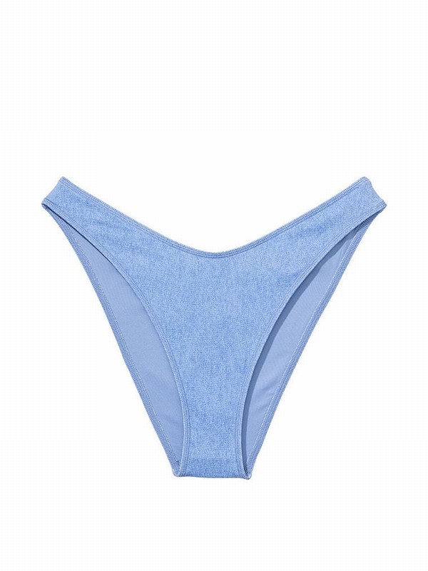 Blue Victoria Secret Denimzilian Bikini Bottom | SYTVQ5180