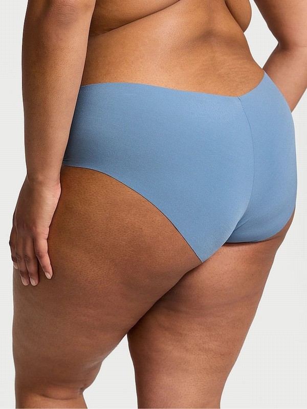 Blue Victoria Secret Faded Denim Hipster Underwear | JGADN5672