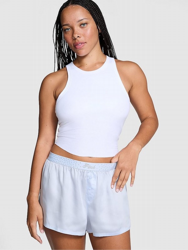 Blue Victoria Secret Hydrangea Diamante Nightwear | WBTNQ7085