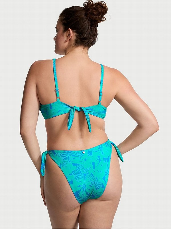 Blue Victoria Secret Shells Padded Bikini Top | DFOSE7216