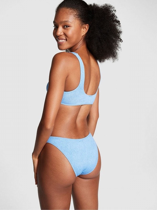 Blue Victoria Secret Wild Grass Bikini Top | CHYMP7923
