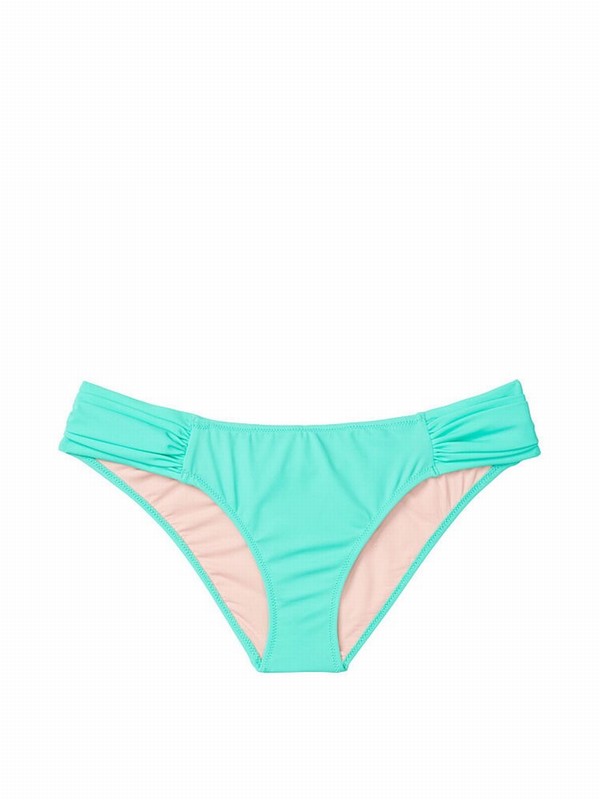 Blue / Mint Victoria Secret Mint Frost Havana Hipster Bikini Bottom | DYTAP0386