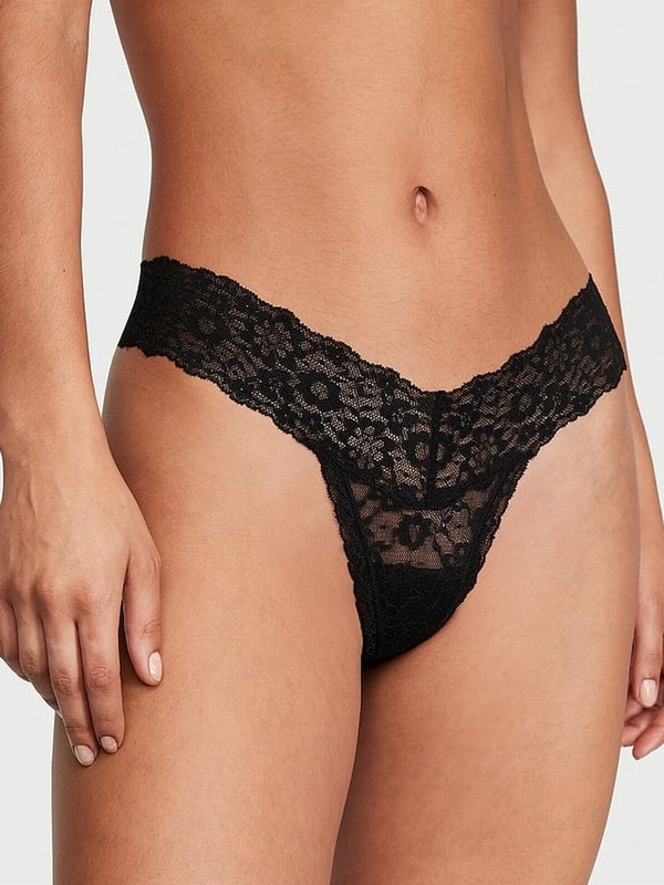 Blue / Red / Black / Beige / White / Green Victoria Secret Thong 7 Pack Underwear | BNCVI4630