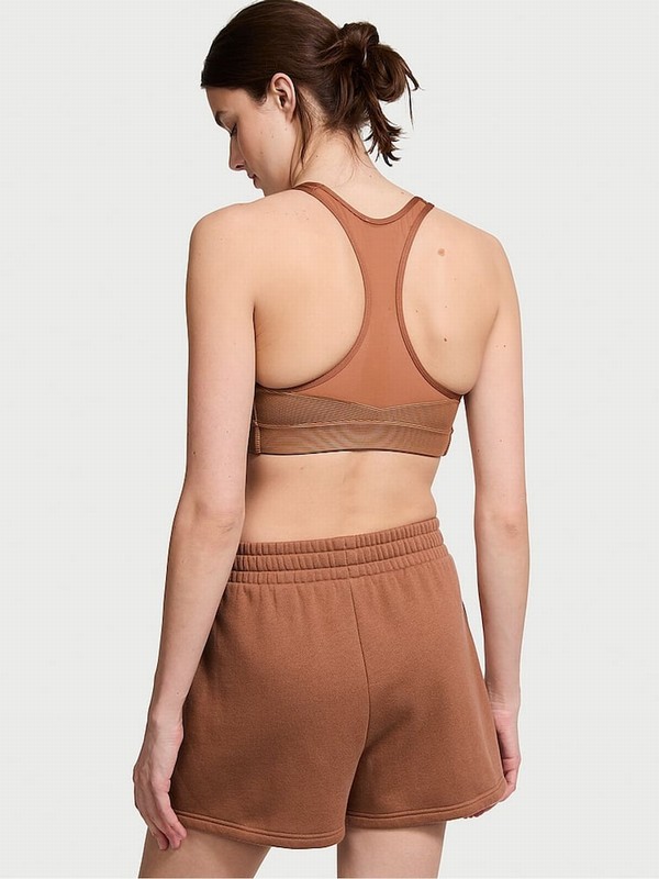 Brown Victoria Secret Caramel Forever Shorts | URAVM5093