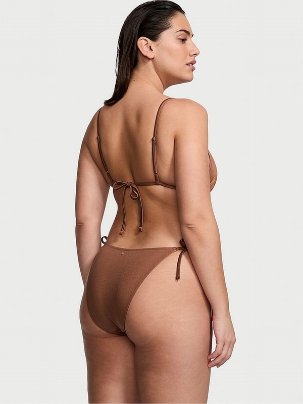 Brown Victoria Secret Caramelzilian Chain Bikini Bottom | QLYRX1687