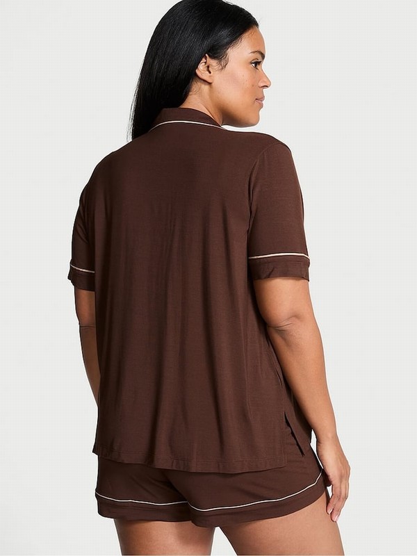 Brown Victoria Secret Ganache Modal Nightwear | ESDAQ4072