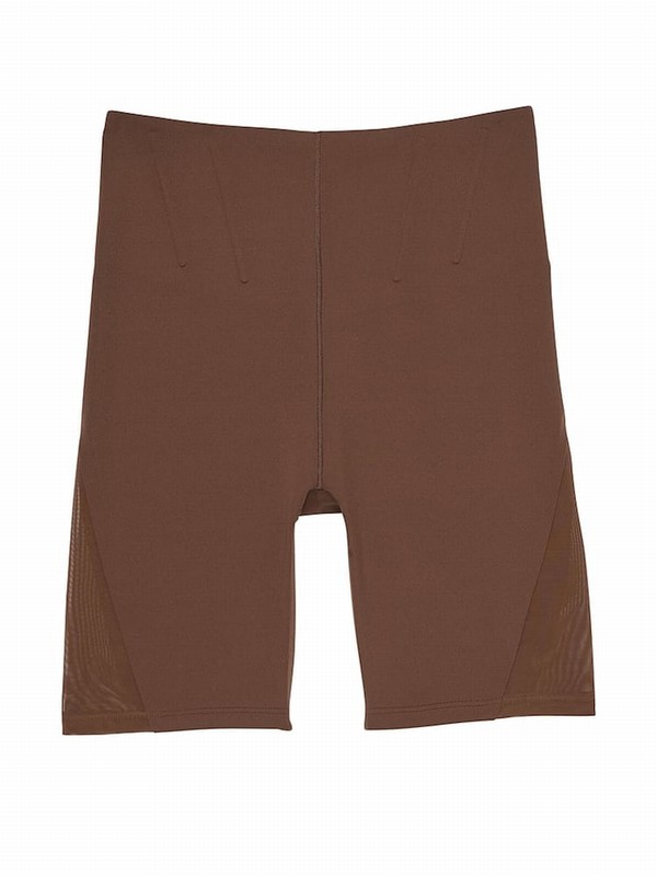 Brown Victoria Secret Ganache VS Elevate Corset 3 Cycling Shorts | YJDIH4507