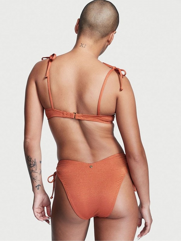 Brown Victoria Secret Ginger Glaze Bikini Top | DICYL2801