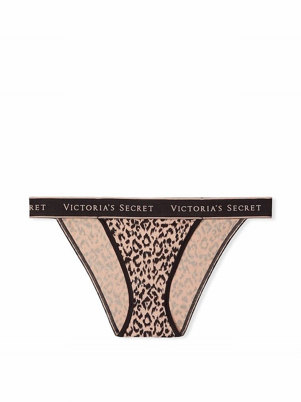 Brown / Leopard Victoria Secret Cameo Basic Animal Underwear | KJTOG0351