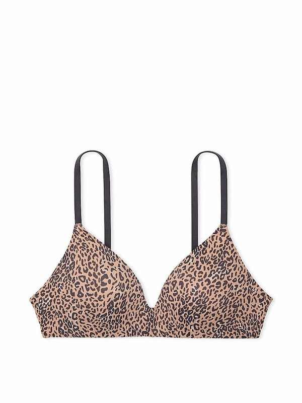 Brown / Leopard Victoria Secret Non WiPush Up Bras | RJFZX9302