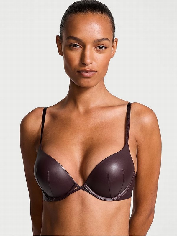 Burgundy / Brown Victoria Secret Add 2 Cups Bombshell Bras | BNOEH0847