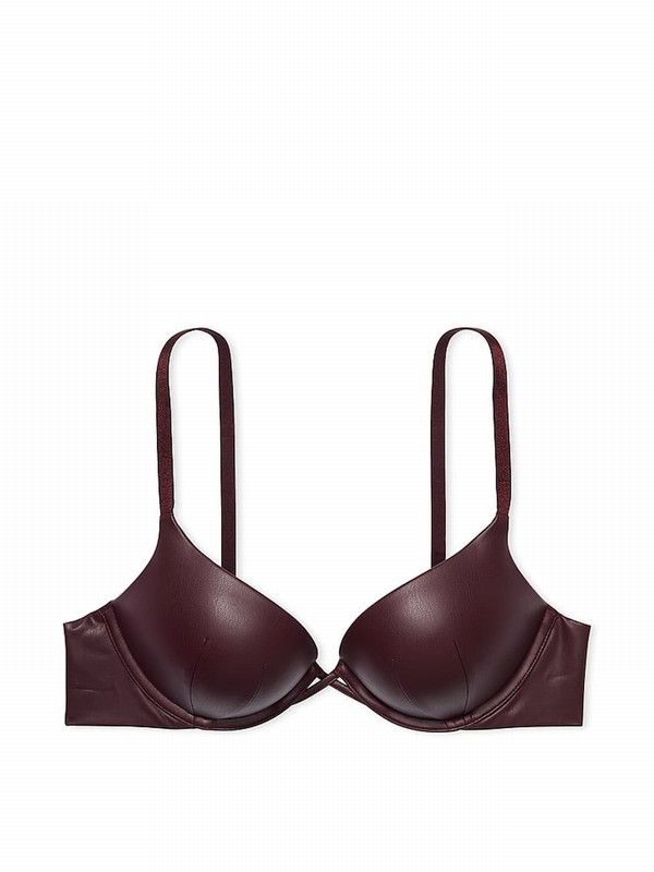 Burgundy / Brown Victoria Secret Add 2 Cups Bombshell Bras | BNOEH0847
