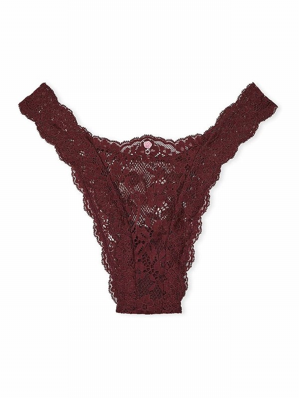 Burgundy / Purple Victoria Secret Lacezilian Underwear | JXZLN9563