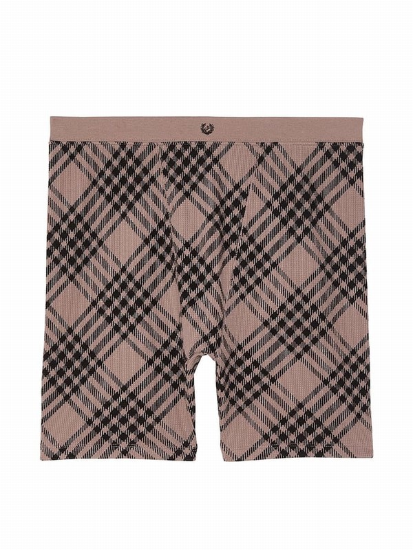 Coffee / Brown Victoria Secret Iced Coffee Thermal Boxer Nightwear | PULSC8673