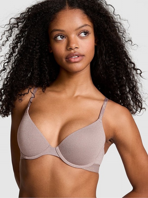 Coffee / Brown Victoria Secret Iced Coffee Push Up Bras | LYUJB4908