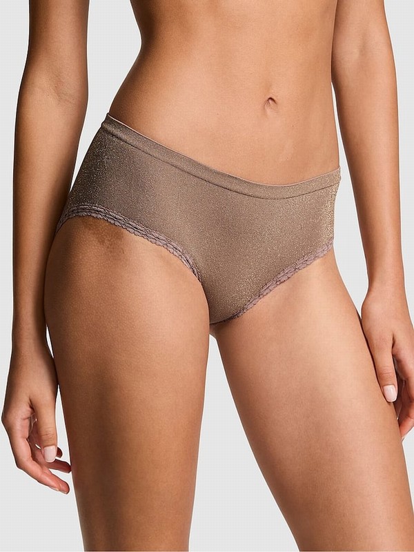 Coffee / Brown Victoria Secret Iced Coffee Hipster Seamless Underwear | FYPWC6480