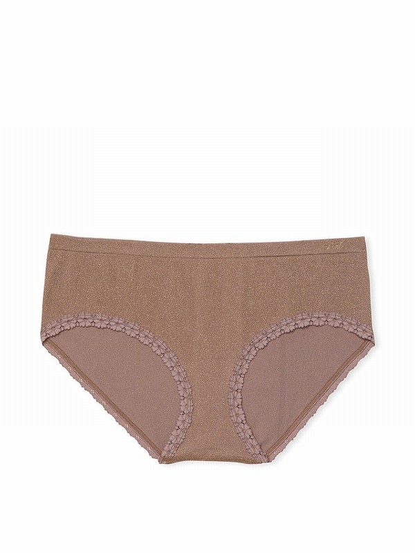 Coffee / Brown Victoria Secret Iced Coffee Hipster Seamless Underwear | FYPWC6480