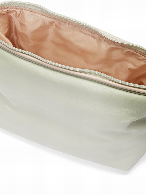 Cream Victoria Secret Cream Makeup Bag | LITWF0563